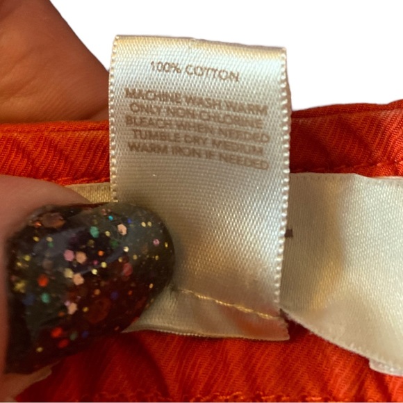 Ann Taylor LOFT Peplum Jacket Coral Red Orange Lightweight Unlined Zip sz M - Picture 4 of 11